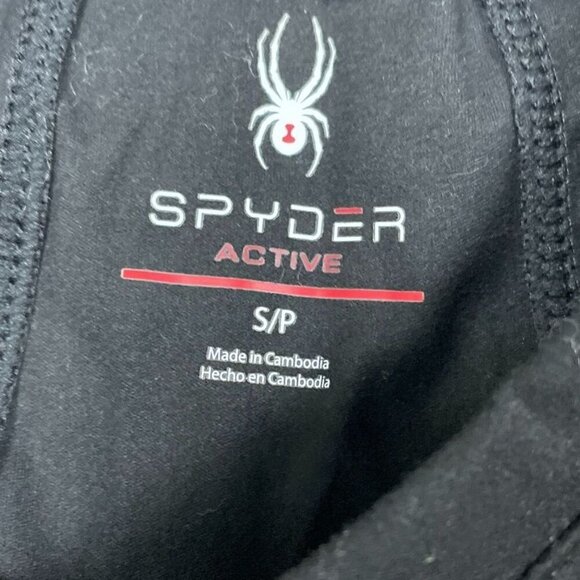 Spyder Active Womens Black Long Sleeve Top S Nylon Spandex 6697 - Picture 4 of 7